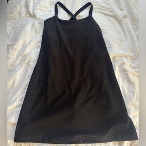 Beyond Yoga Charcoal Gray Activewear Dress
